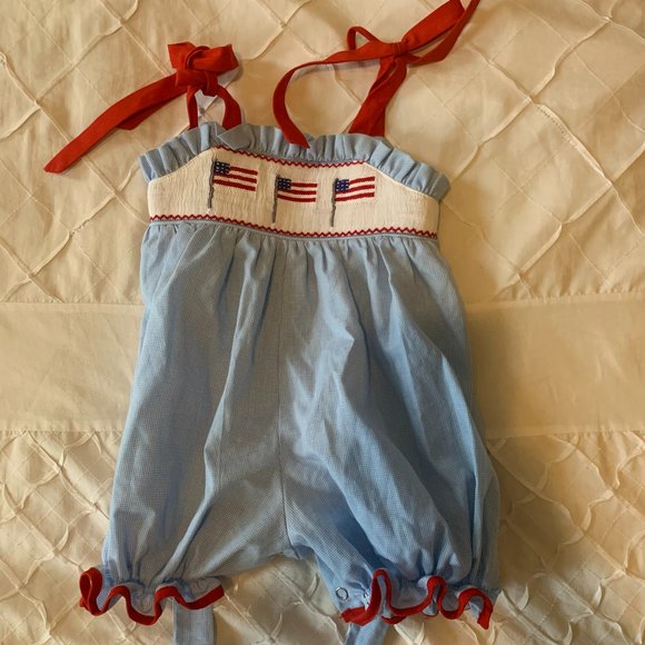 Mom & Me Other - 4th of July Smock Bubble